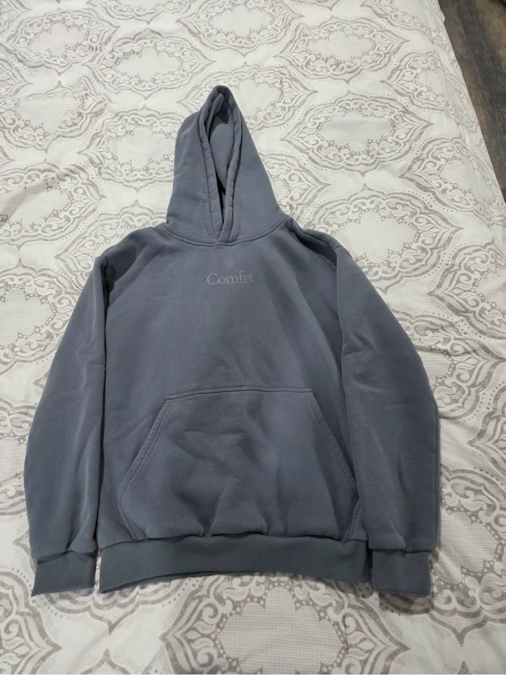 Comfrt Hooded Sweatshirt in Slate Gray